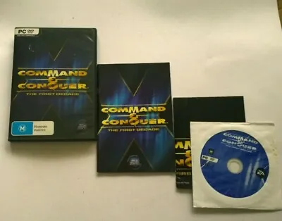 Pc Command & Conquer The First Decade Videogame Video Game Free Postage  • $29