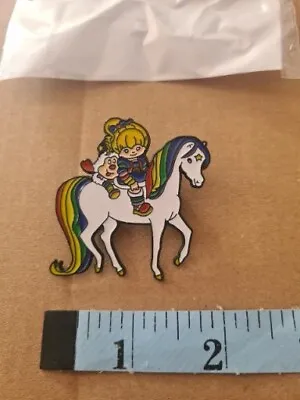 Rainbow Brite Metal Enamel Pin Badge Brooch Blondine 🌈 New  • £4.95