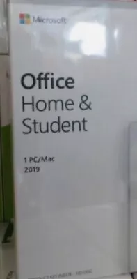 Microsoft Office 2019 Home Student PC Or MAC Word Excel Powerpoint Windows 10 11 • £54.99