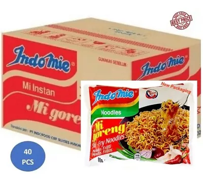 £22.99 • Buy Indo Mie Mi Goreng Fried Noodles Instant Noodles Halal (40x80g)