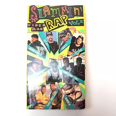 Slammin Rap Video Magazine Vol II VHS VTG ICE CUBE EAZY E Very Rare! 1990 • $19.99