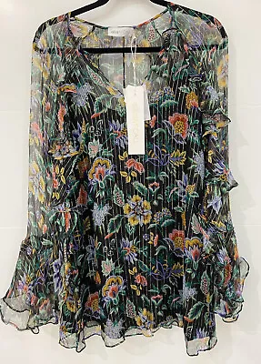 $80 • Buy Alice McCall Women’s Million Reasons Night Garden Silk Dress Size AU 12 NWTS