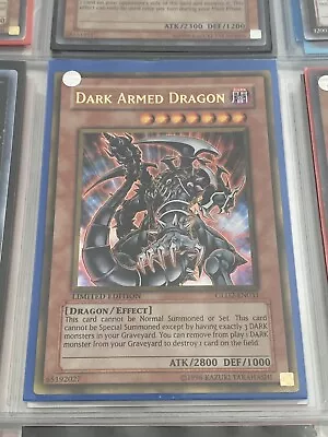 Dark Armed Dragon GLD2-EN031 Gold Rare Limited Edition Near Mint Yugioh Card • £6.99