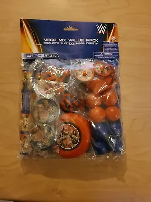 £19.66 • Buy WWE Mega Mix Value Pack Party Favors - 48 Pcs Total Birthday John Cena The Rock