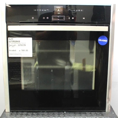£449 • Buy Graded B27CR22N1B NEFF Single Oven Stainless Steel  Pyrolytic New  285612