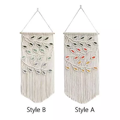 Bohemian Macrame Wall Hanging Bohemian Tapestries Tassel Office Decoration Room • $18.42