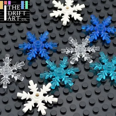 MOC Snowflake Ice Crystal 42409 City Part For Lego Sets Building Blocks Sets DIY • £8.92