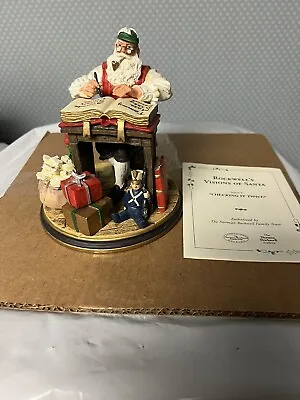 Norman Rockwell  Christmas Santa • $25