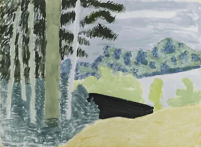 Milton Avery - Lakeside Trees (1953) Signed & Dated - 17  X 22  Fine Art Print • $79.99