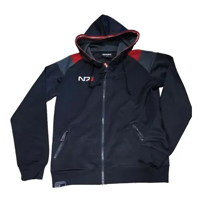 Mass Effect N7 Zip Up Hoodie Size Large • $92.37