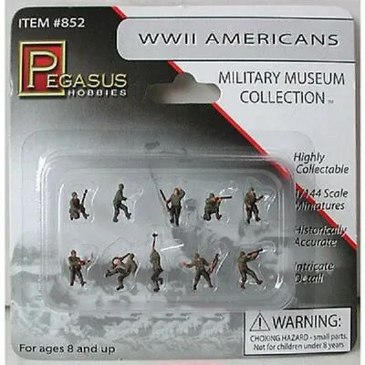 Pegasus 852 X 1/144 American Infantry WWII Figures (Painted) • $8