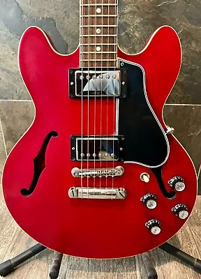 Gibson ES-339 Memphis Antique Red Cherry Dot Inlay 2014 OHSC (740) • $2396.15