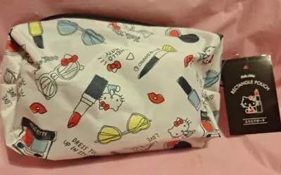 Hello Kitty  Rectangle Pouch  Cosmetic Bag New With Tag • $25.99