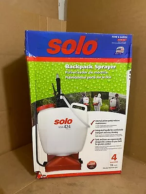 Solo Backpack Sprayer — 4 1/2-Gal. Capacity Tank 60 PSI Model# NOVA424 • $72.50