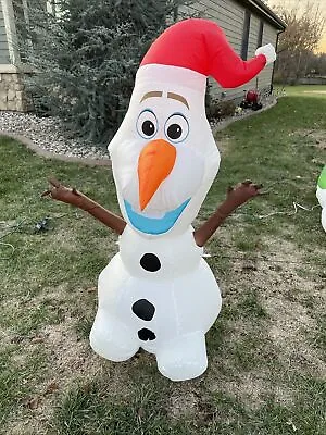 2015 Olaf Disney Frozen Airblown Inflatable Christmas 5’ Tall • $41.39