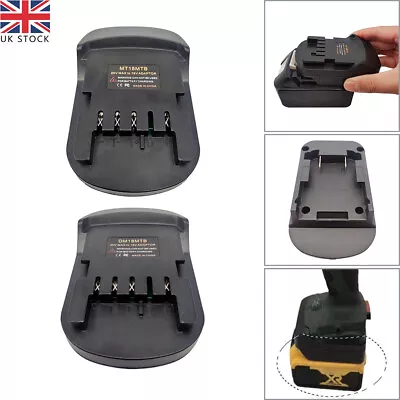 £11.80 • Buy Battery Adapter Converter For Makita /Dewalt/ Milwaukee Convert To Metabo Tools