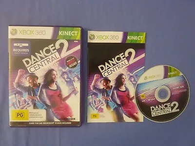 Dance Central 2 XBOX 360 Complete With Manual Disc VG+ • $8.95