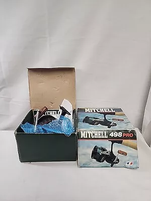 Vintage Original Mitchell 498 PRO Spinning Fishing Reel  • $199.99