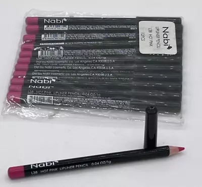 Nabi Lipliner Pencil L38 Hot Pink 0.04 Oz 12 Pack • $13.99