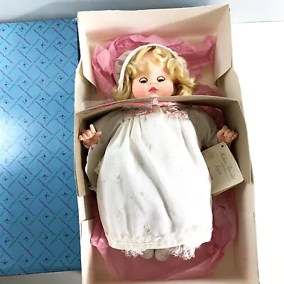 Vintage 1977 Madame Alexander Pussy Cat Baby Doll 38244 Blonde Blue Eyes Boxed • $64
