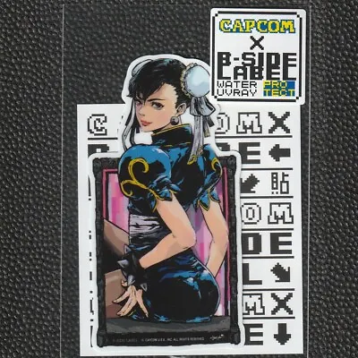 $12.98 • Buy CAPCOM X B-Side Label Sticker STREET FIGHTER Chun-Li C Japanese Games Girl Mint