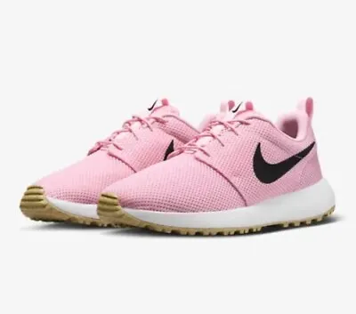 Nike Roshe G Next Nature Men's Golf Shoes Cleats Soft Pink Dv1202-601 Sz 10 • $67.99