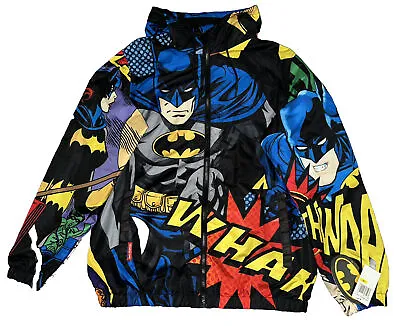 Batman Members Only Zip Up Jacket Mens Large New • $34.99