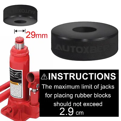 AU 60MM Car Hydraulic Bottle Jack Rubber Pad With 29mm Recess Lifter Repair Kit • $8.79