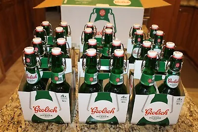 $49 • Buy Case Of 24 Green Grolsch Swing Top Empty 15.2 Oz Bottles 