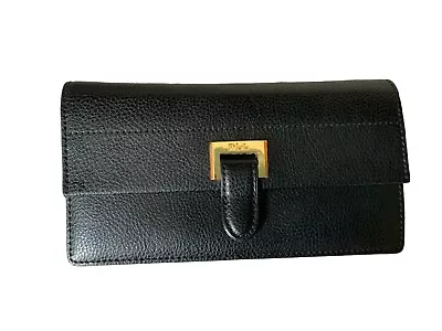 Lauren Ralph Lauren Women's Black Leather Wallet Card Holder • $19.20