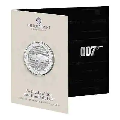 Royal Mint - 2023 JAMES BOND FILMS Of The 1970's - BU £5 Coin - Five Pound Pack • £15.99