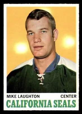 1970 Topps Hockey #74 Mike Laughton NM/MT *d2 • $12