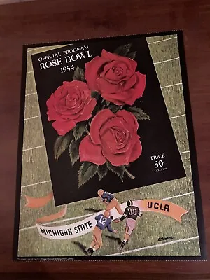 1954 Michigan State Vs UCLA Rose Bowl Football  Game - Great For Framing • $8.49