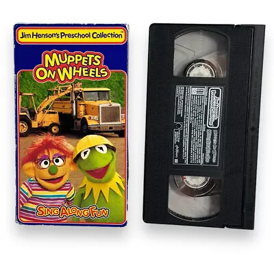 Jim Hensons Preschool Collection Muppets On Wheels Sing Along VHS 1995 • $16.99