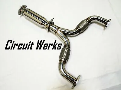 Circuit Werks For G35 03-08 Z33 Resonated Exhaust Y Pipe Exhaust Flex Mid • $494.99
