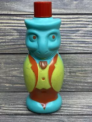 Vintage Disney Soaky 1960s Jiminy Cricket Bubble Bath Bottle Green Yellow Vest • $22.19