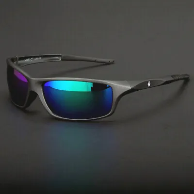 NEW Polarized Men Sport Sunglasses Driving Pilot Fishing Eyewear Wrap Glasses US • $7.98