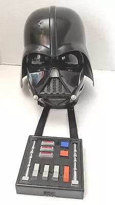 STAR WARS Hasbro Darth Vader Talking Helmet Voice Changer Mask 2004 TESTED WORKS • £48.22