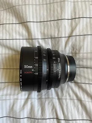 50mm T1.05 APS-C MF Cine Lens For Fuji X-Mount • £300