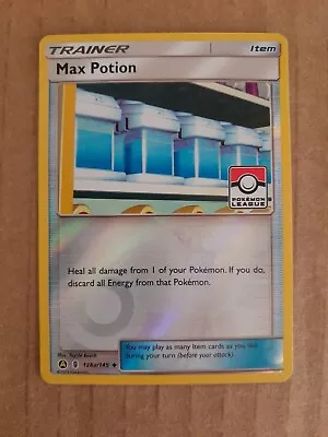 Pokemon Max Potion 128a/145 League Reverse Holo Promo NM-Mint See Pictures • $1.99