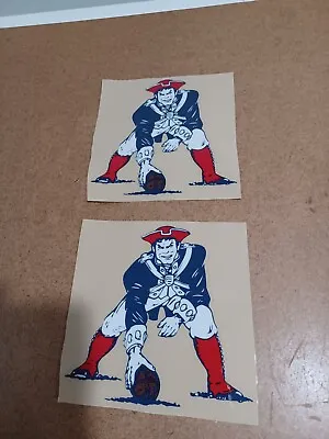 New England Patriots (Old Logo)FULL SIZE FOOTBALL HELMET DECALS Throwback 20 Mil • $15.75