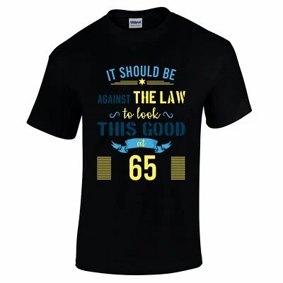 65th Birthday Gifts For Men - Look This Good 1957 T Shirt Gift Ideas For Him • £10.97