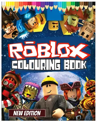 Roblox Coloring Book Training Meditation Anti-Stress Creative Gift Kids Fun • £10.99