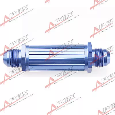 AN -8 AN8 Blue Anodised Billet Magnetic Fuel Filter 30 Micron 8AN Blue • $8.85