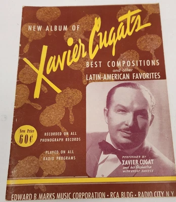 $15 • Buy New Album Of Xavier Cugat's Best Compositions & Favorites, Good Used Condition.