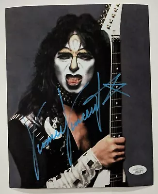 VINNIE VINCENT Signed 8x10 KISS Photo Autograph JSA BAS Beckett COA A • $99