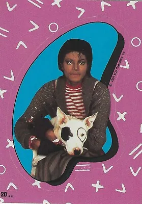 Topps Michael Jackson Trading Cards Sticker Puzzle Panel Card 1984 G+ Condition • $1.26