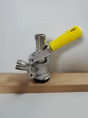 Micro Matic D System - Keg Coupler - Tap W/ Yellow Lever Handle • $22.50