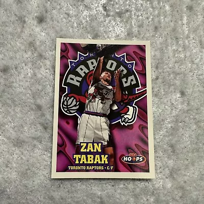 1997-98 NBA Hoops Basketball Card Zan Tabak Toronto Raptors Mint #315 • $3.91