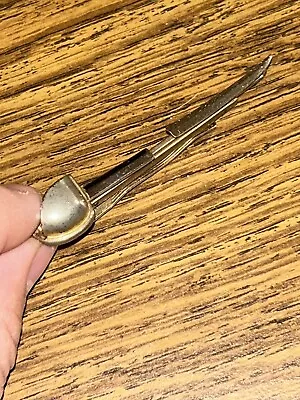 Vintage Tie Clip Fencing Sword Cuts Through Tie Retro Mid Century 3” - 4” • $8